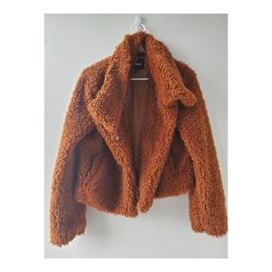 Fashion Nova Teddy Faux Fur Coat
